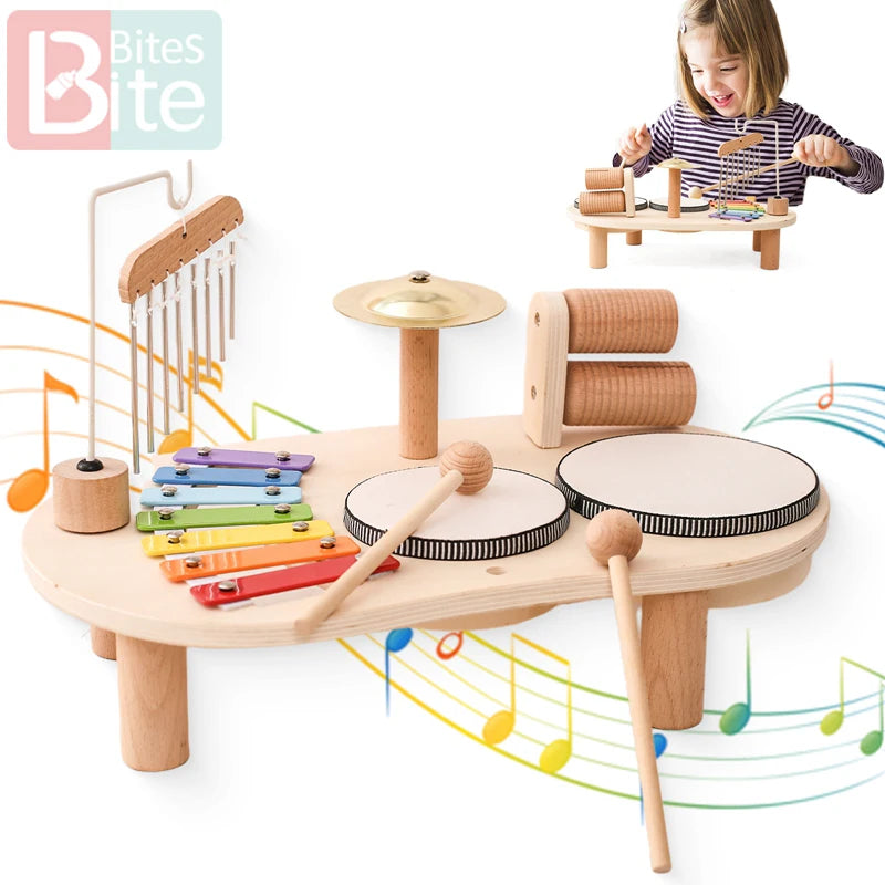 Kids Montessori Wooden Instruments